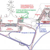 Схема движения автобусов